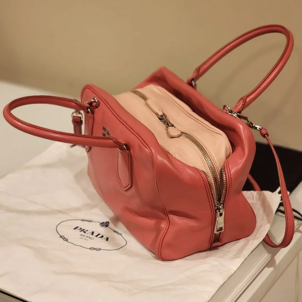 Excellent!! PRADA: Large Inside Tote Bauletto Top handle & Crossbody bag - Picture 16 of 16